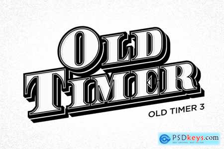 Old Timer Vintage Graphic Styles