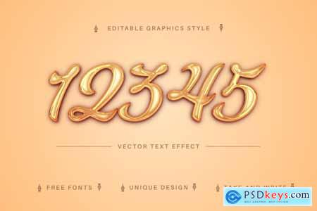 Caramel - Editable Text Effect, Font Style