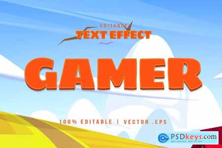 Vector Gaming Text Effect Graphic Style