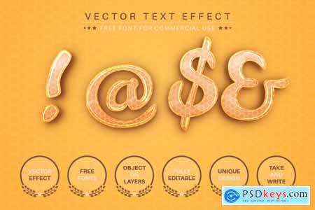 Honey - Editable Text Effect, Font Style