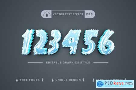 Winter - Edit Text Effect, Editable Font Style