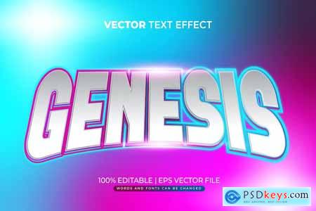 Genesis Gamers Editable Text Effect