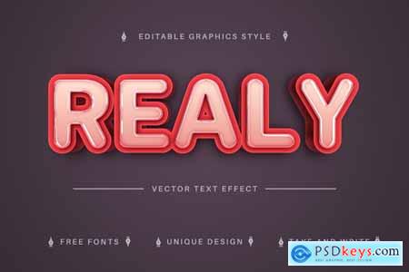 Smart Glasses - Editable Text Effect, Font Style
