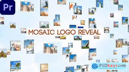 Mosaic Logo Reveal - Premiere Pro 39144307
