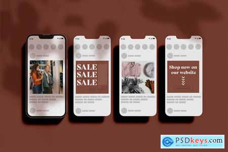 Fashion Sale Screen Mockup