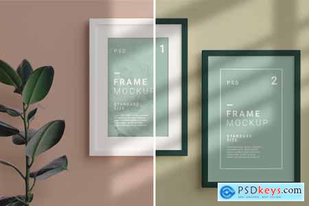 Two Vertical Frames Mockup
