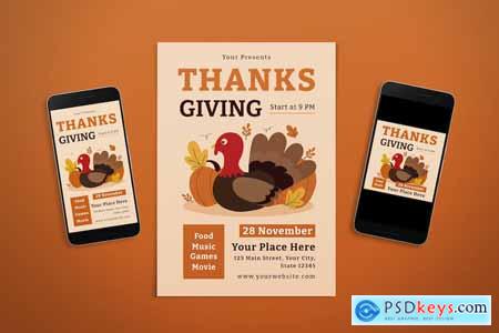 Thanksgiving Flyer & Instagram Post