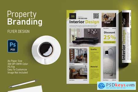 Interior Design Property Flyer Template