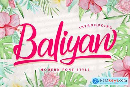 Baliyan Modern Font Style