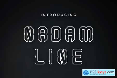 NADAM LINE FONT