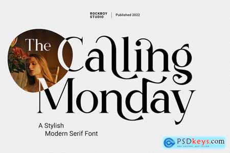 The Calling Monday - Modern Stylish