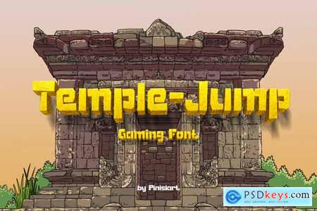 Temple Jump - Gaming Font