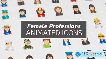 Female Profession avatars Animated Icons 39142093