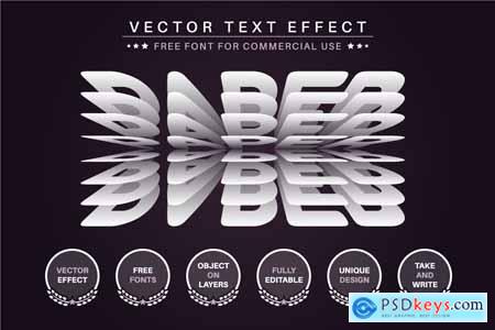 Craft Paper - Editable Text Effect, Font Style