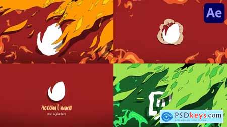 Cartoon Fire Logo Opener for After Effects 39175908