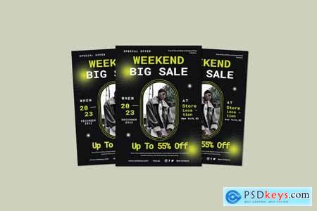 Gradation Weekend Big Sale Flyer