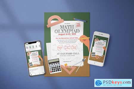 Math Olympiad Event - Flyer Media Kit