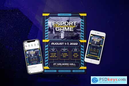 E-Sport Tournament - Flyer Media Kit