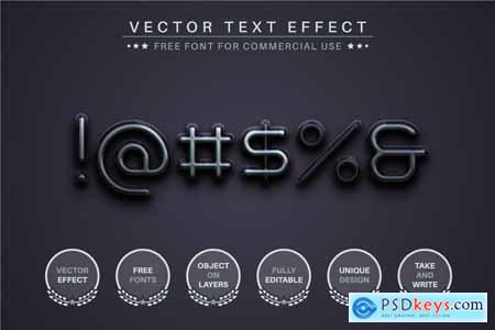 Hi-Tech - Editable Text Effect, Font Style