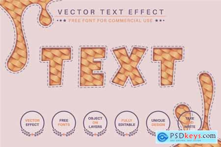 Bast - Editable Text Effect, Font Style