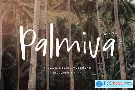 Palmiva - A Hand-Drawn Typeface