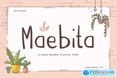Maebita - A Hand-Drawn Playful Font