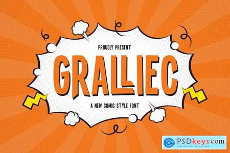 Gralliec - A New Comic Style Font
