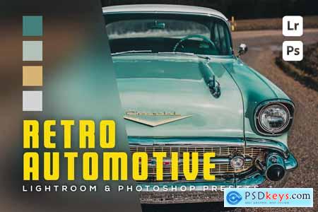 9 Retro Automotive Lightroom and photoshop presets