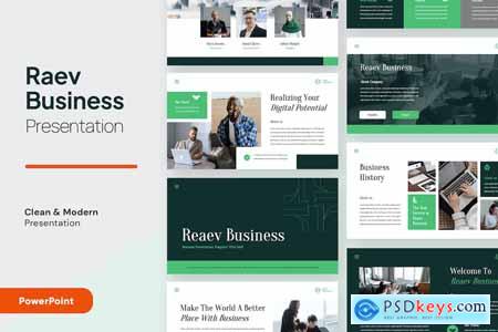 RAEV - Pitch Deck Powerpoint Template