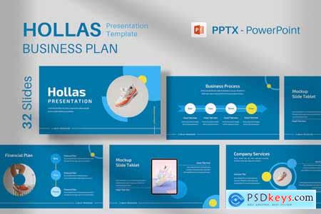 Hollas Powerpoint Business Plan Presentation
