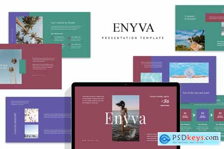 Enyva Summer Vacation Powerpoint Template