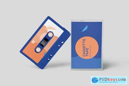 Cassette Tape with cover Mockups