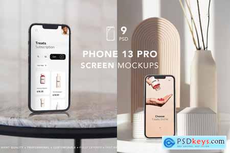 Phone 13 Pro Screen MockUps