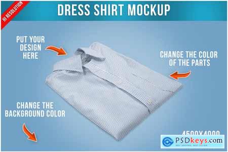 Dress Shirt Mockup Template