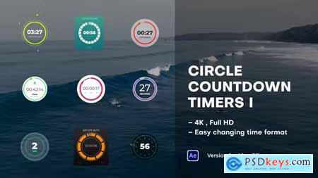 Circle Countdown Timers I 39054626