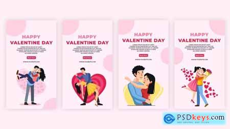 Classy Couple Celebrate Valentine Day Instagram Story Pack 39217004