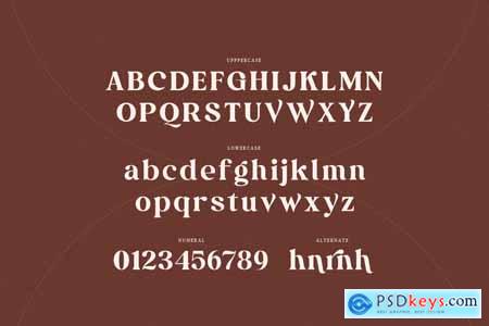 Elmond - Bold Serif Typefacec