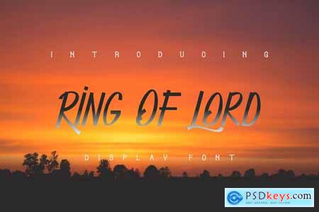 Ring Of Lord Font