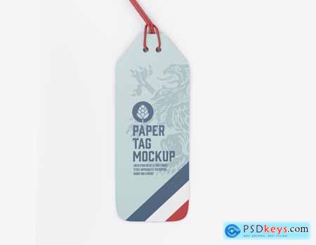 Paper Tag Mockup