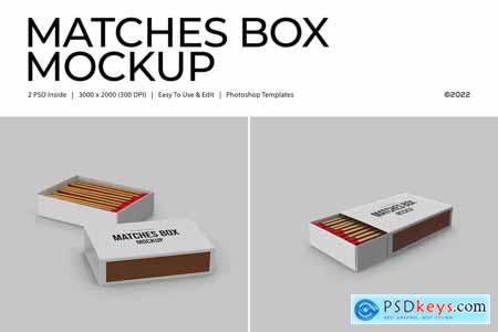 Matches Box Mockup