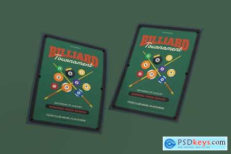 Billiard Tournament Flyer