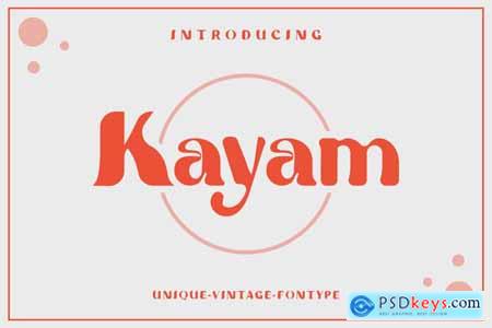 Kayam Font
