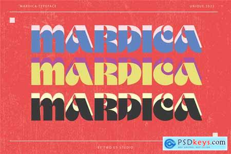 Mardica - Unique Display Typeface