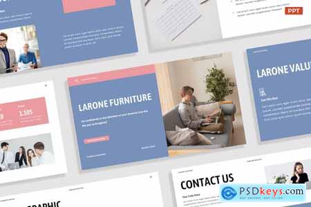 Creative Blue-Gray Rose Furniture Business 021