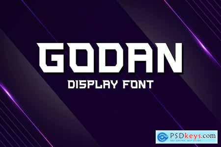 Godan - Modern display font