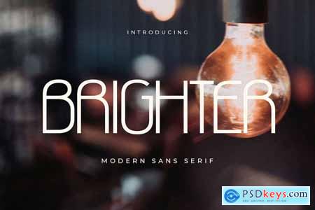 Brighter  Modern Sans Serif