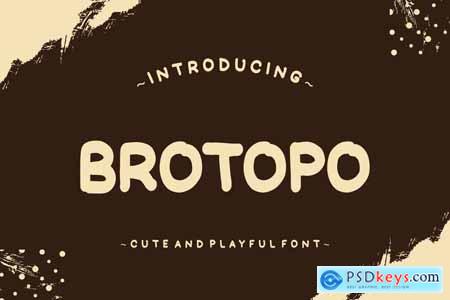 Brotopo Font