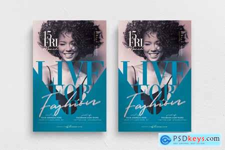 Live For Fashion Flyer Template