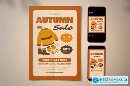 Autumn Sale Flyer Set