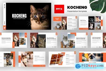 Kocheng - Cat Animal Powerpoint Template